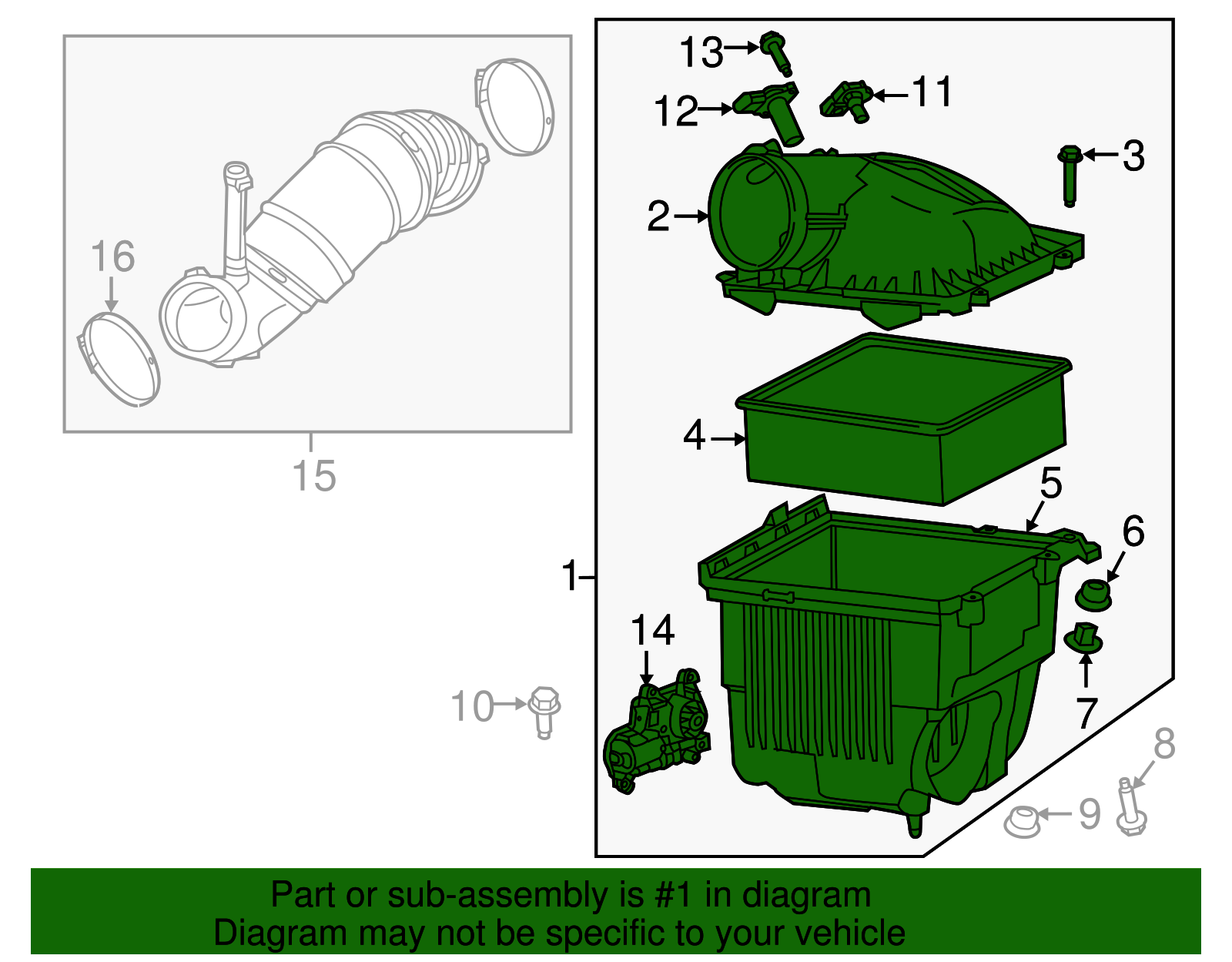 Mopar Air Cleaner Assembly 15-18 Ram HD 6.7L Diesel - Click Image to Close